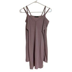 Shein Small Lavender Slinky Cut Out Dress
